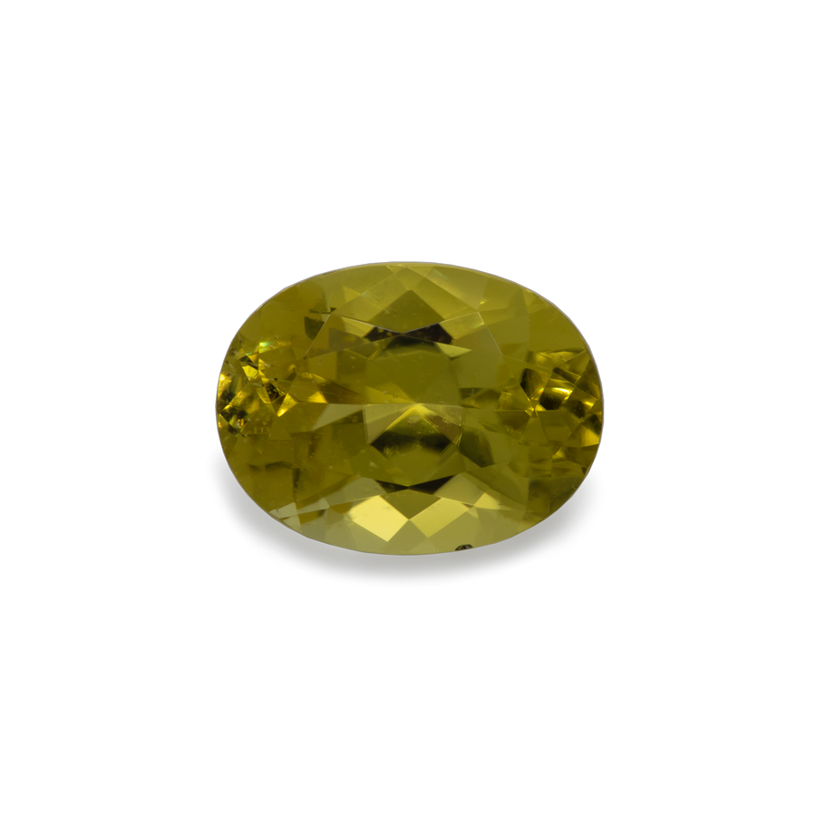 Turmalin - gelb, oval, 9.5x7.5 mm, 2.31 ct, Nr. TR10301