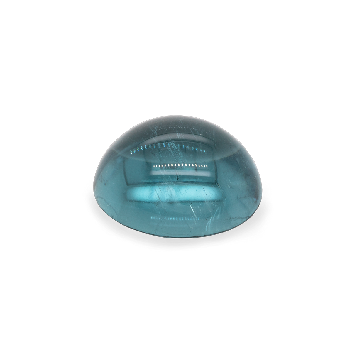 Tourmaline - blue, oval, 12x10.5 mm, 6.31 ct, No. TR97001
