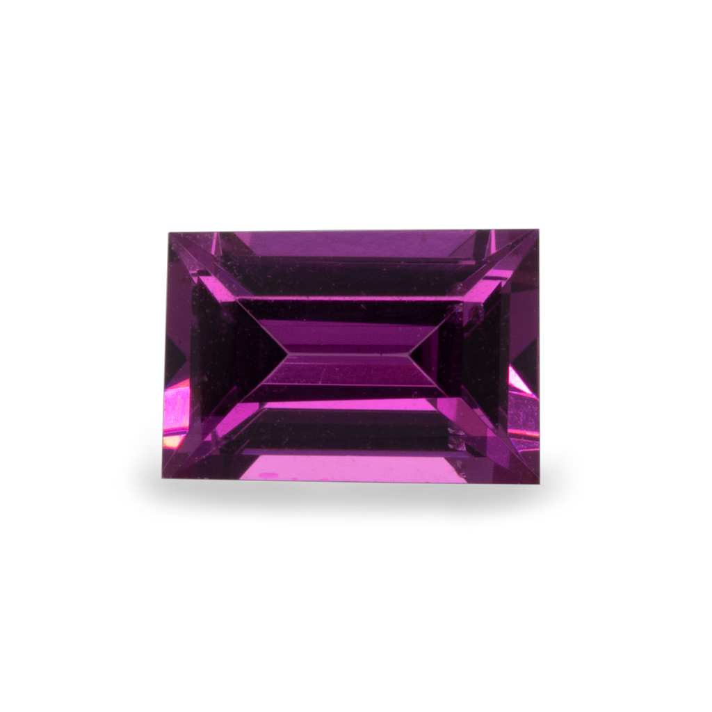 Royal Purple Garnet - purple, baguette, 6x4 mm, 0.68 ct, No. RP53001