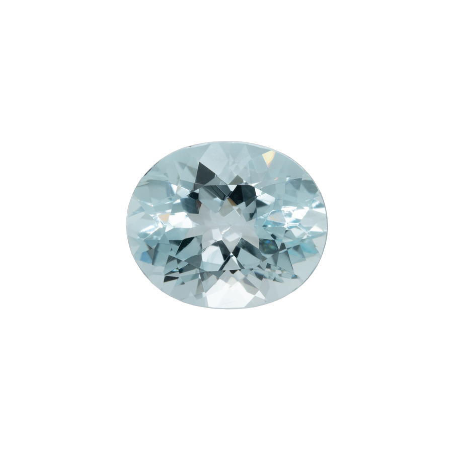 Aquamarin - A, oval, 12x10 mm, 4,40 ct, Nr. A81009