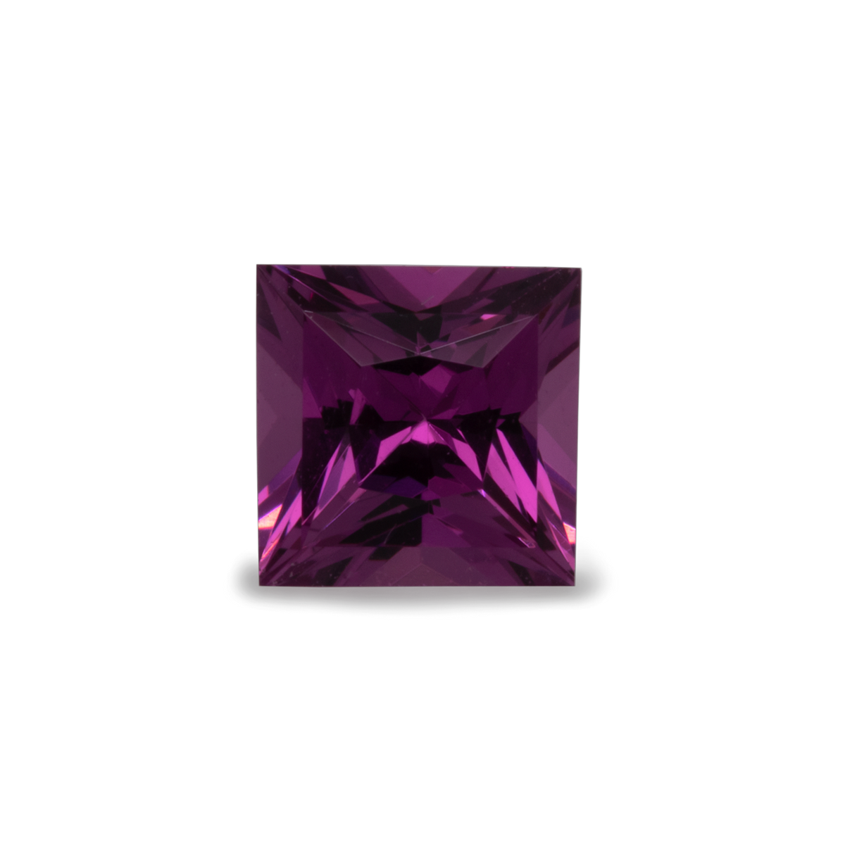 Royal Purple Garnet - purple, rectangle, 4x4 mm, 0.40 ct, No. RP28001