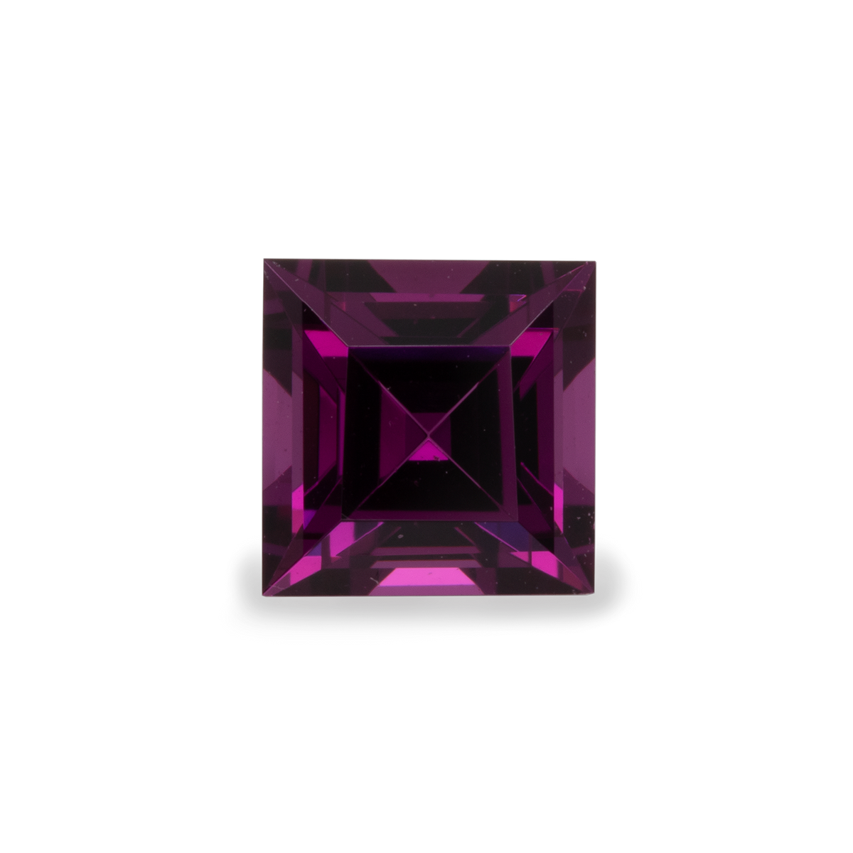 Royal Purple Garnet - lila, rechteck, 5x5 mm, 0,80 ct, Nr. RP57001