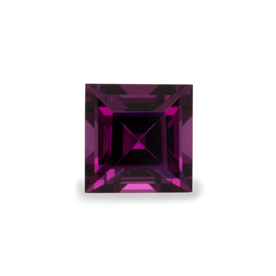 Royal Purple Garnet - lila, rechteck, 5x5 mm, 0,80 ct, Nr. RP57001