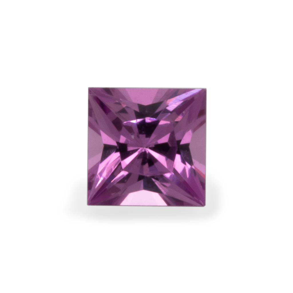 Royal Purple Garnet - purple, rectangle, 2x2 mm, 0.04-0.06 ct, No. RP25001