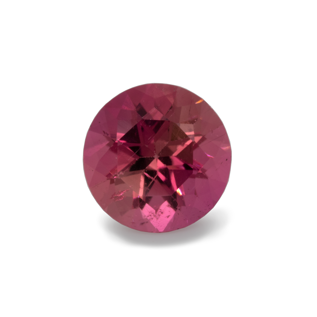 Tourmaline - light pink, round, 6.1x6.1 mm, 0.80 ct, No. TR10163