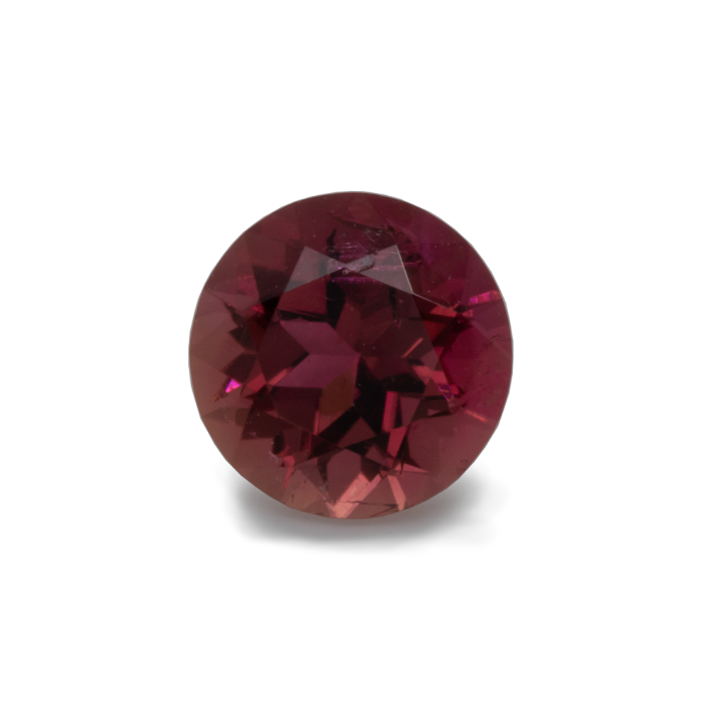 Tourmaline - red & pink, round, 5x5 mm, 0.45-0.49 ct, No. TR10154