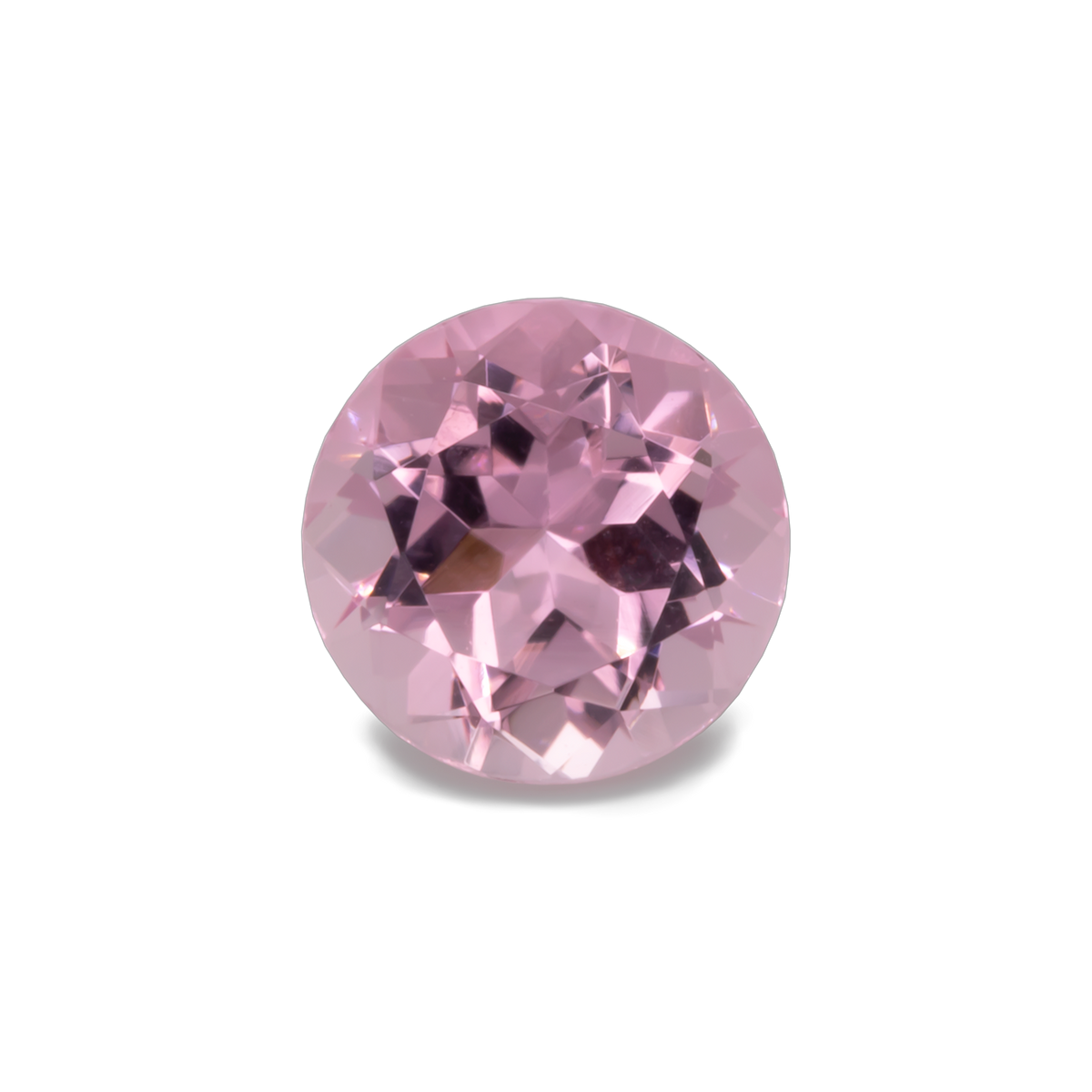 Tourmaline - light pink, round, 6x6 mm, 0.88 ct, No. TR10166