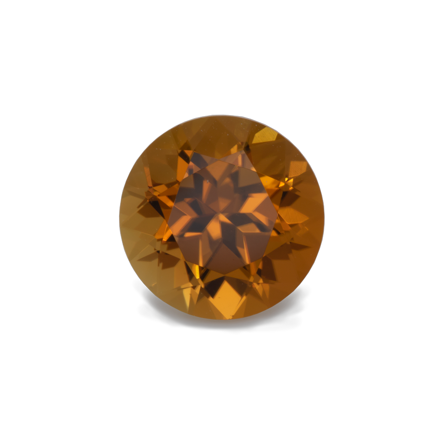 Turmalin - gelb/braun, rund, 7x7 mm, 1,15-1,35 ct, Nr. TR10146