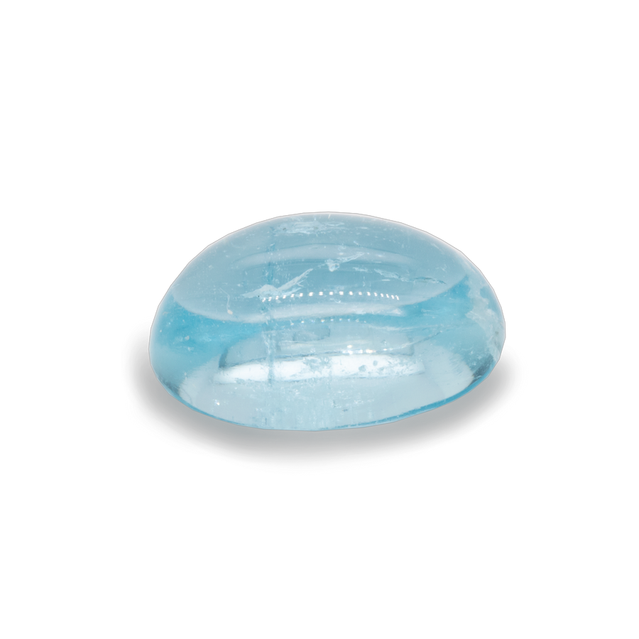 Aquamarine - AA, oval, 14.5x10 mm, 7.07 ct, No. A87002