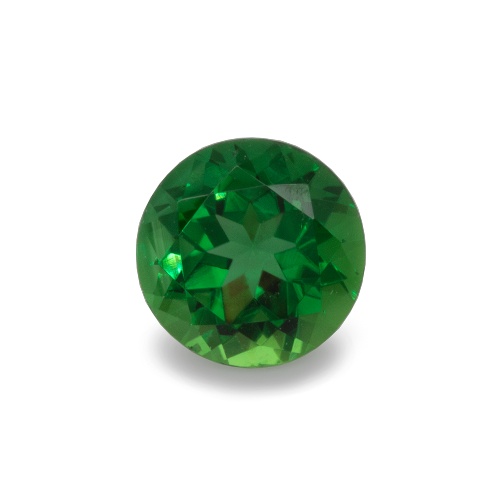 Chrome Tourmaline - green, round, 5x5 mm, 0.51 ct, No. TR10178