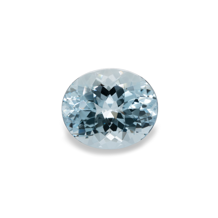 Aquamarin - A, oval, 12x10 mm, 4,30-4,40 ct, Nr. A82009