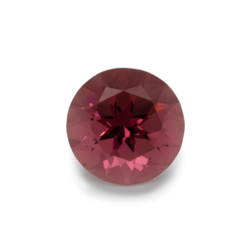 Tourmaline - pink/light pink, round, 7x7 mm, 1.29-1.59 ct, No. TR80004