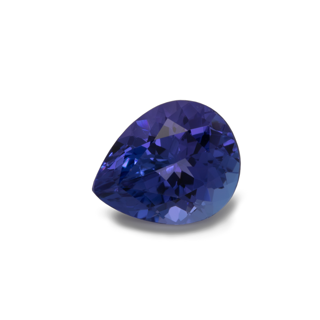 Tanzanite - blue, pear, 11x9 mm, 3.61 ct, No. TZ90005