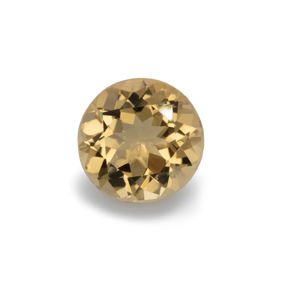 Beryll - gelb, rund, 10x10 mm, 3,10 ct, Nr. BY90002
