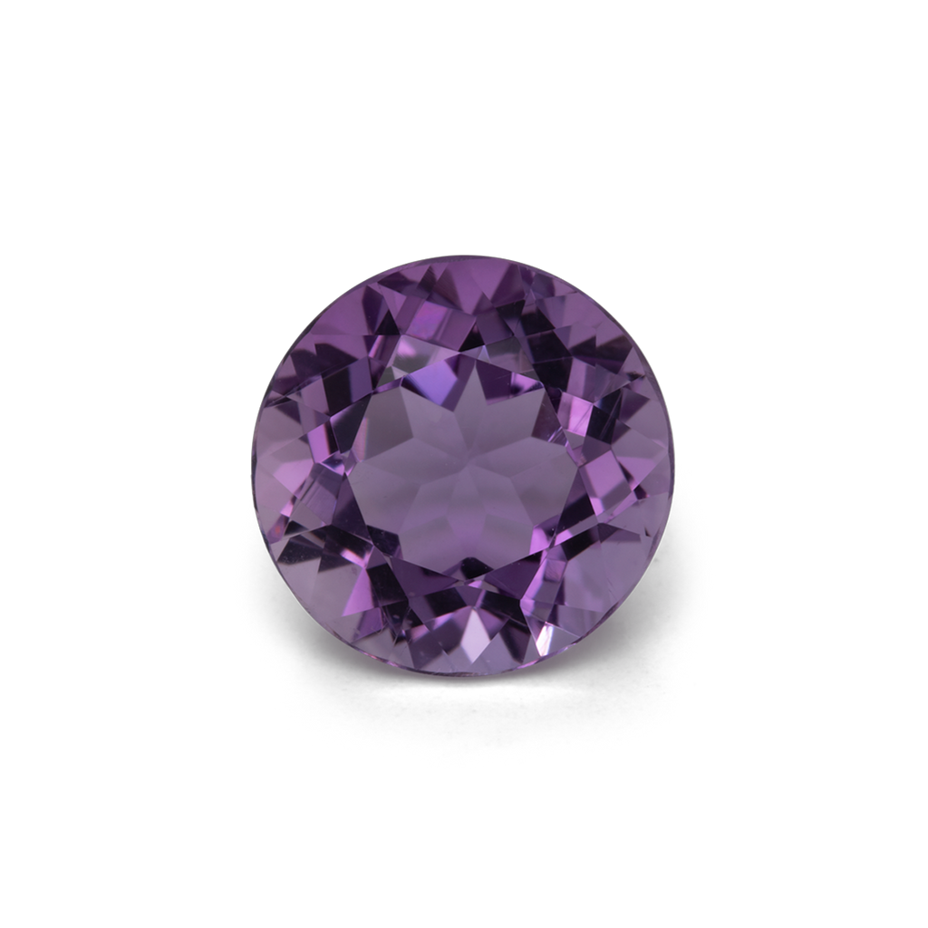 Amethyst - purple, round, 11x11 mm, 4.90 ct, No. AMY25001