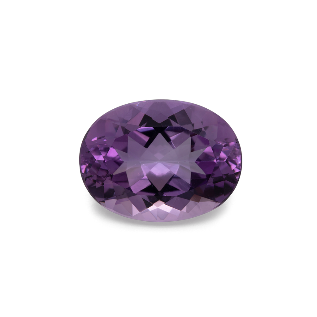 Amethyst - purple, oval, 16.1x12.1 mm, 8.56 ct, No. AMY72001