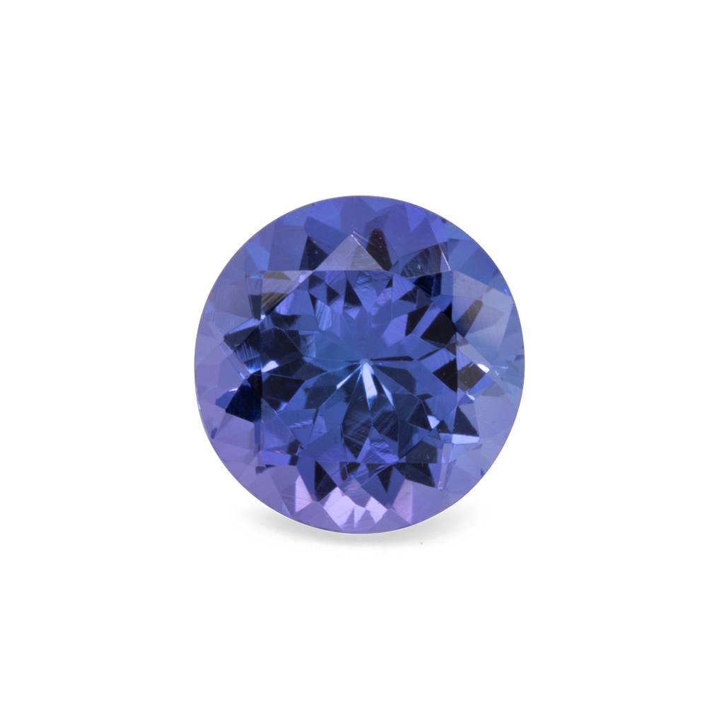Tansanit - blau, rund, 6x6 mm, 1.00 ct, Nr. TZ43003