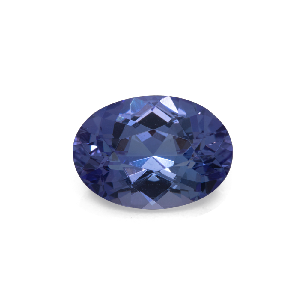 Tansanit - AAA, oval, 7x5 mm, 0,83-0,89 ct, Nr. TZ52003