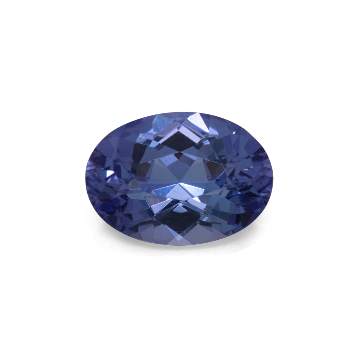Tansanit - AAA, oval, 7x5 mm, 0,83-0,89 ct, Nr. TZ52003