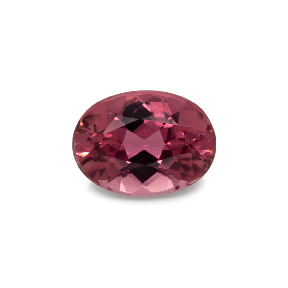 Tourmaline - old rose, oval, 7x5 mm, 0.65-0.78 ct, No. TR12003