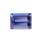 Tanzanite - blue, baguette, 8.2x6 mm, 1.97 ct, No. TZ65002
