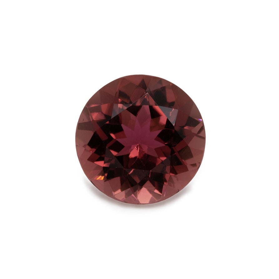 Tourmaline - old rose, round, 8x8 mm, 1.76 ct, No. TR90003