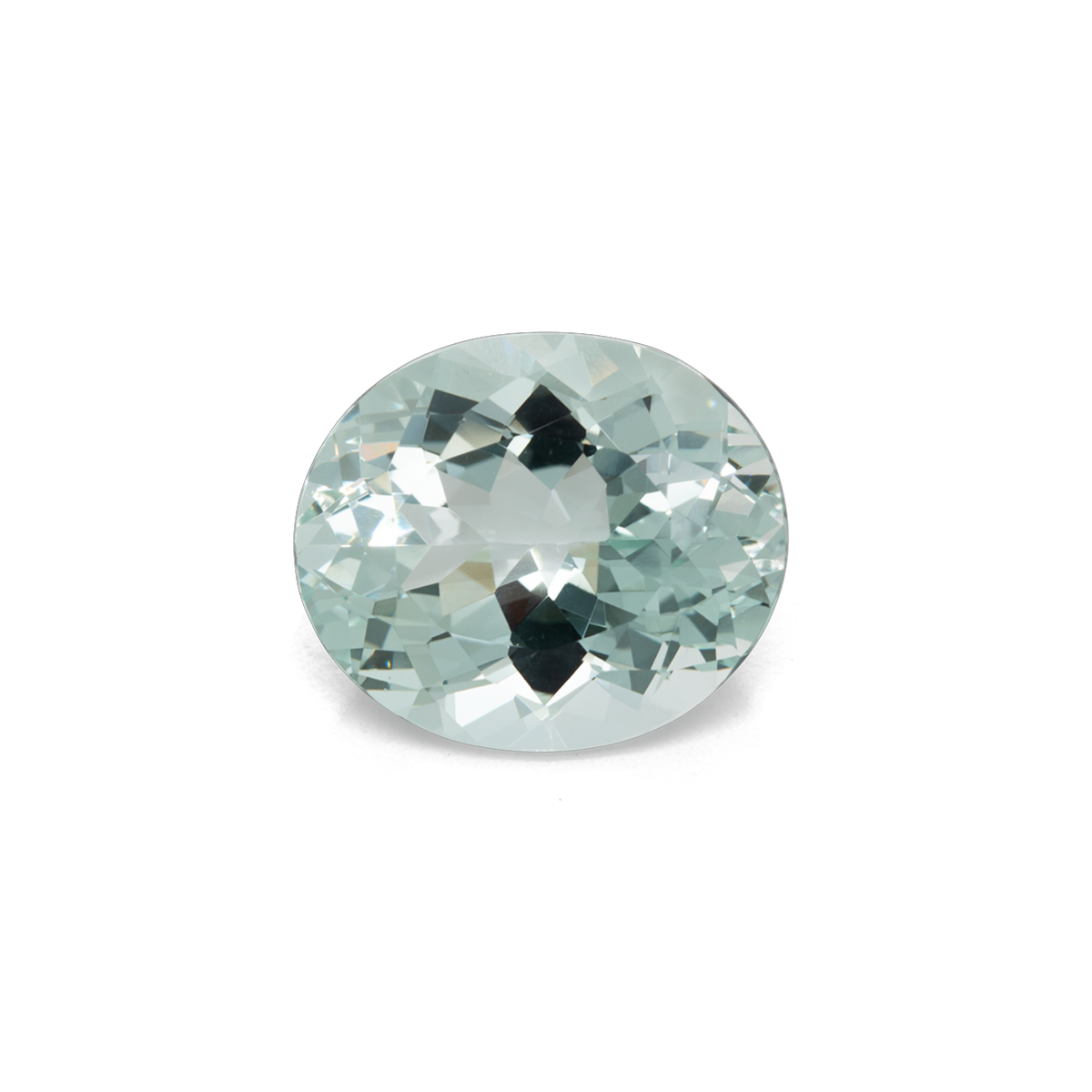Beryl - green, oval, 16.8x14 mm, 11.36 ct, No. BY30006