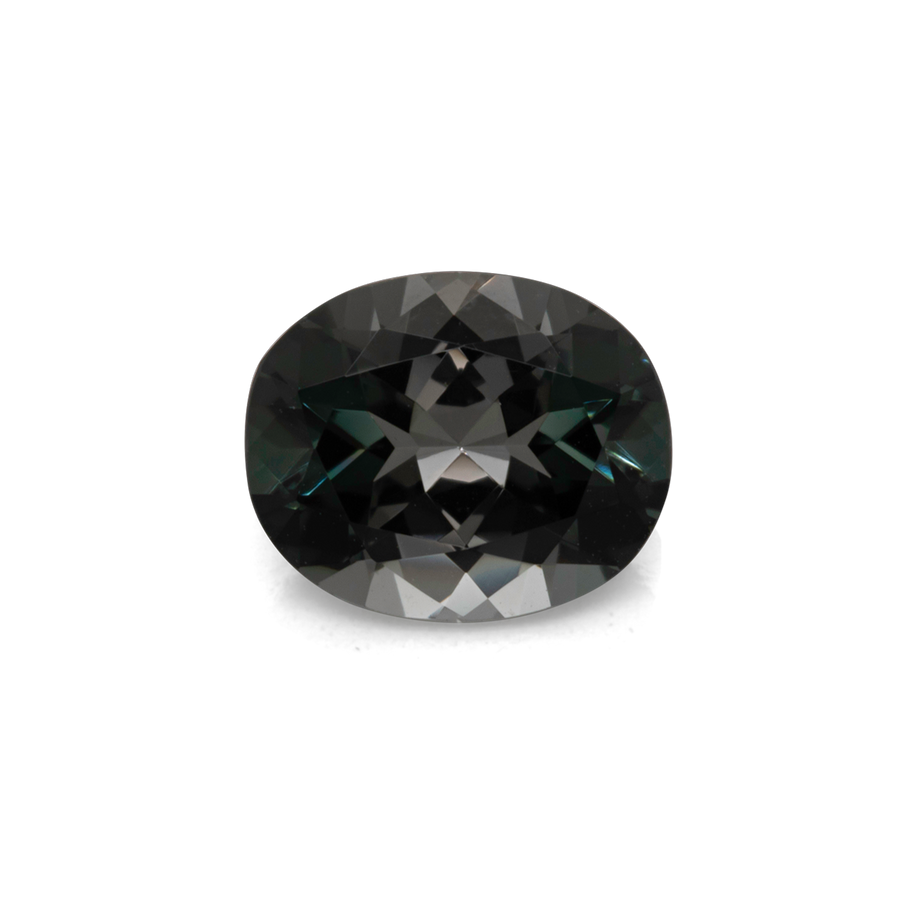 Turmalin - grau, oval, 7,5x6,1 mm, 1,13 ct, Nr. TR10219