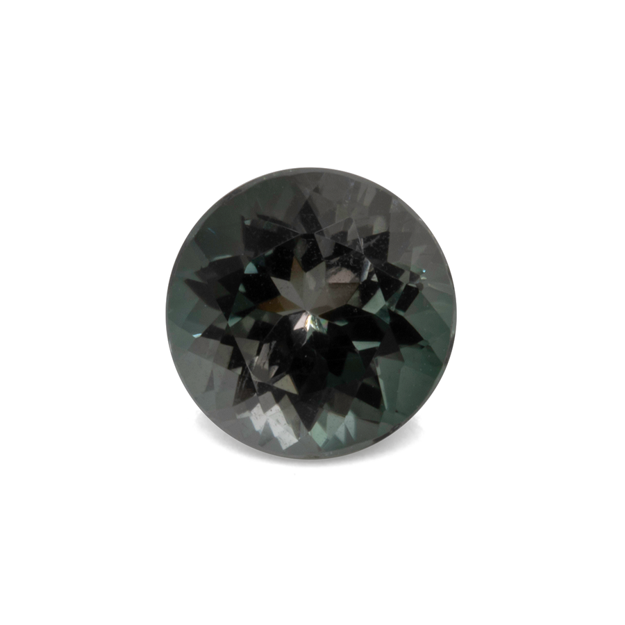Turmalin - grau, rund, 6x6 mm, 0.87 ct, Nr. TR101234