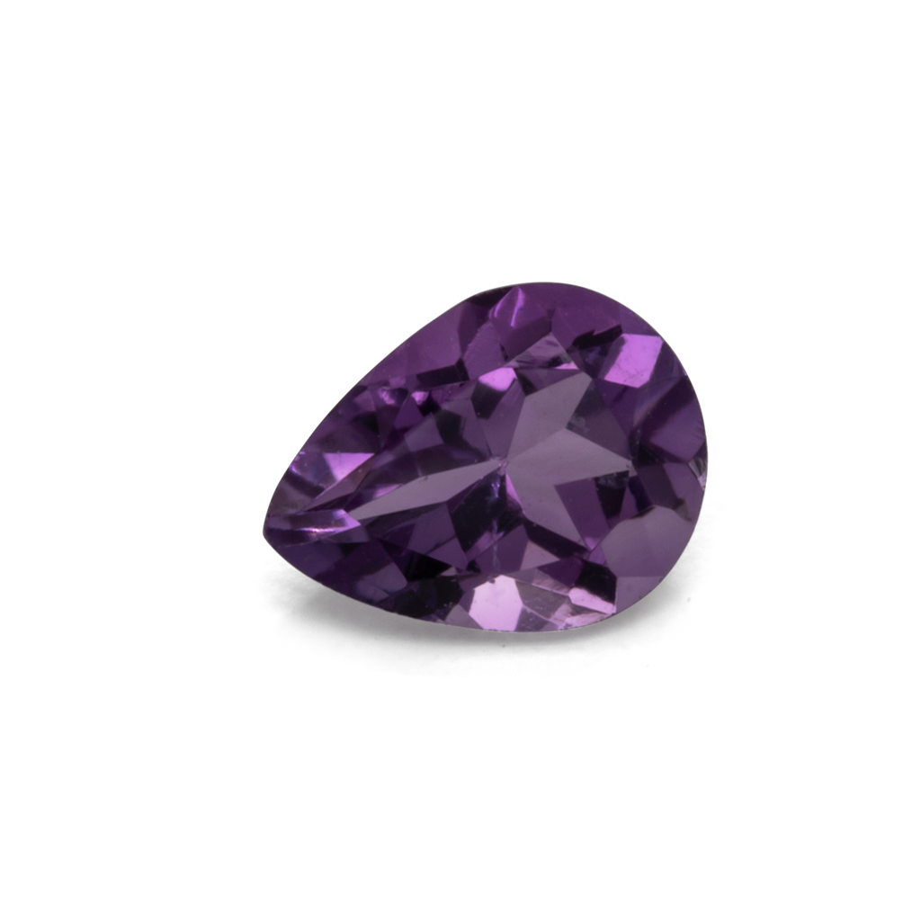 Amethyst - purple, pear, 5x4 mm, 0.23-0.30 ct, No. AMY58001