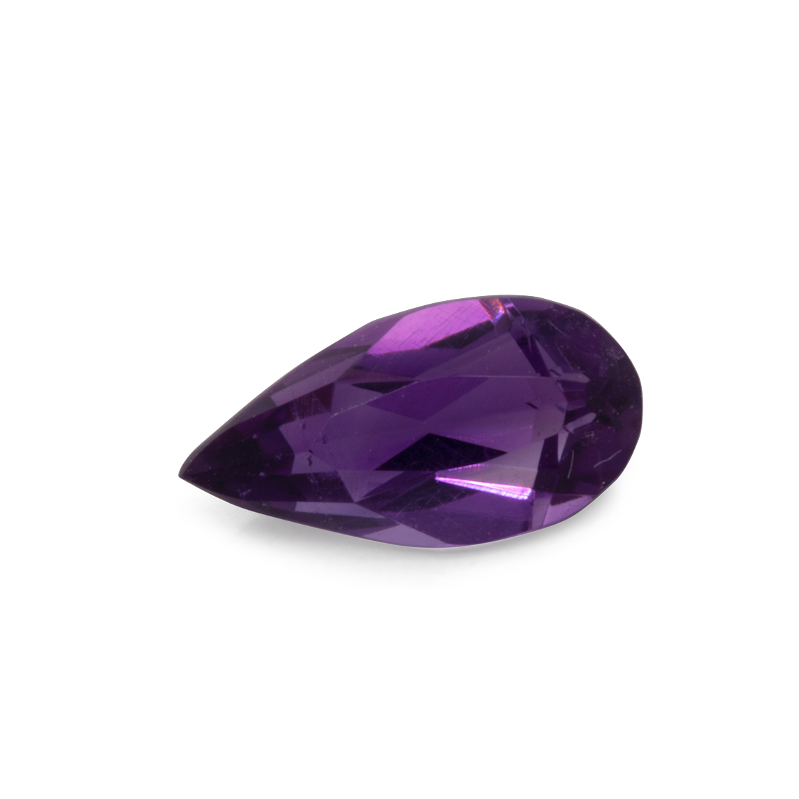 Amethyst - purple, pear, 6x3.2 mm, 0.22-0.26 ct, No. AMY61001