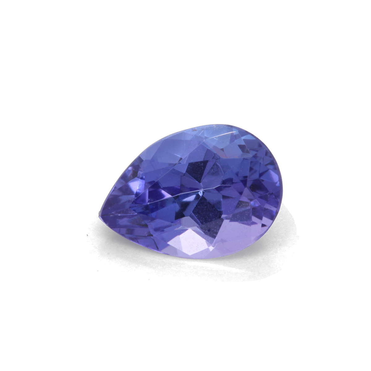 Tanzanite - AAA, pear, 7x5 mm, 0.76 ct, No. TZ10103