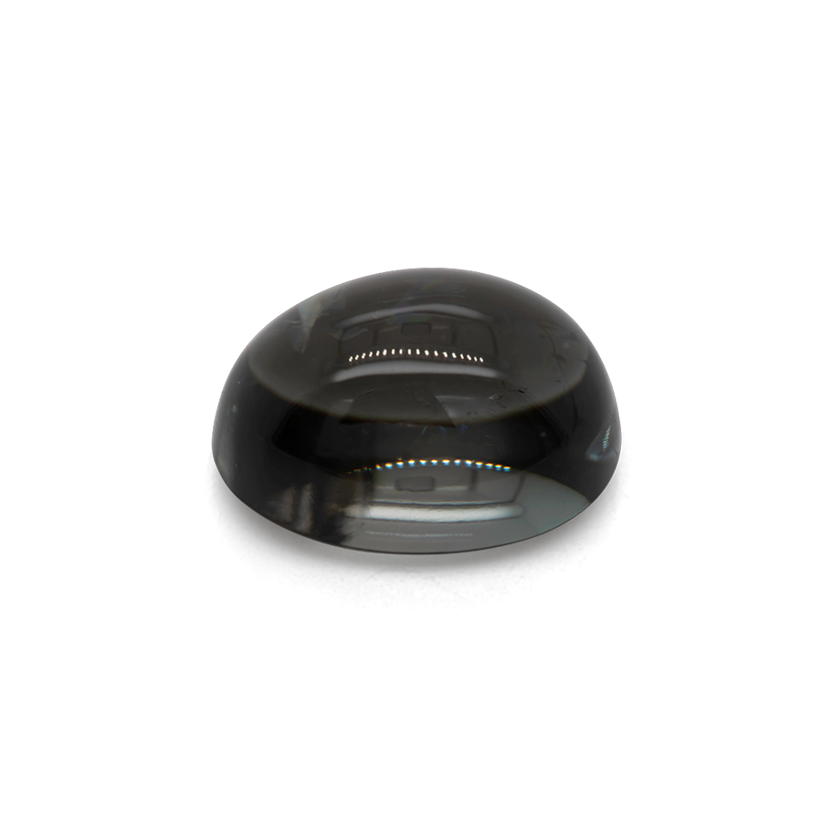 Turmalin - grau, oval, 10,6x7,6 mm, 4,00 ct, Nr. TR101228