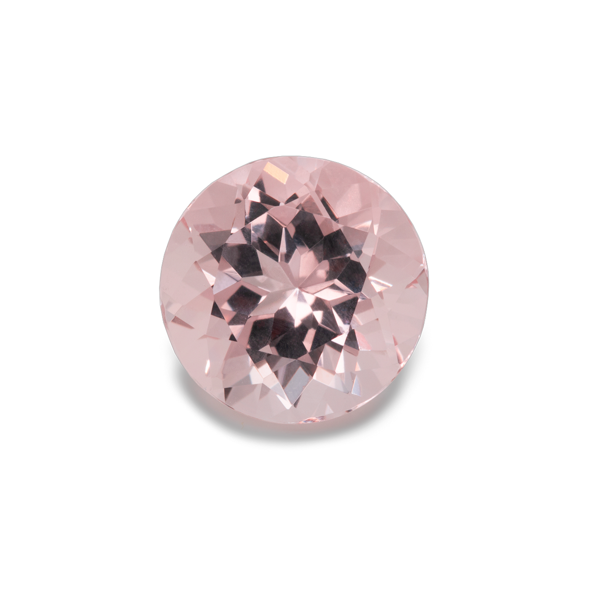 Morganite - light pink, round, 10x10 mm, 3.50 ct, No. MO14001