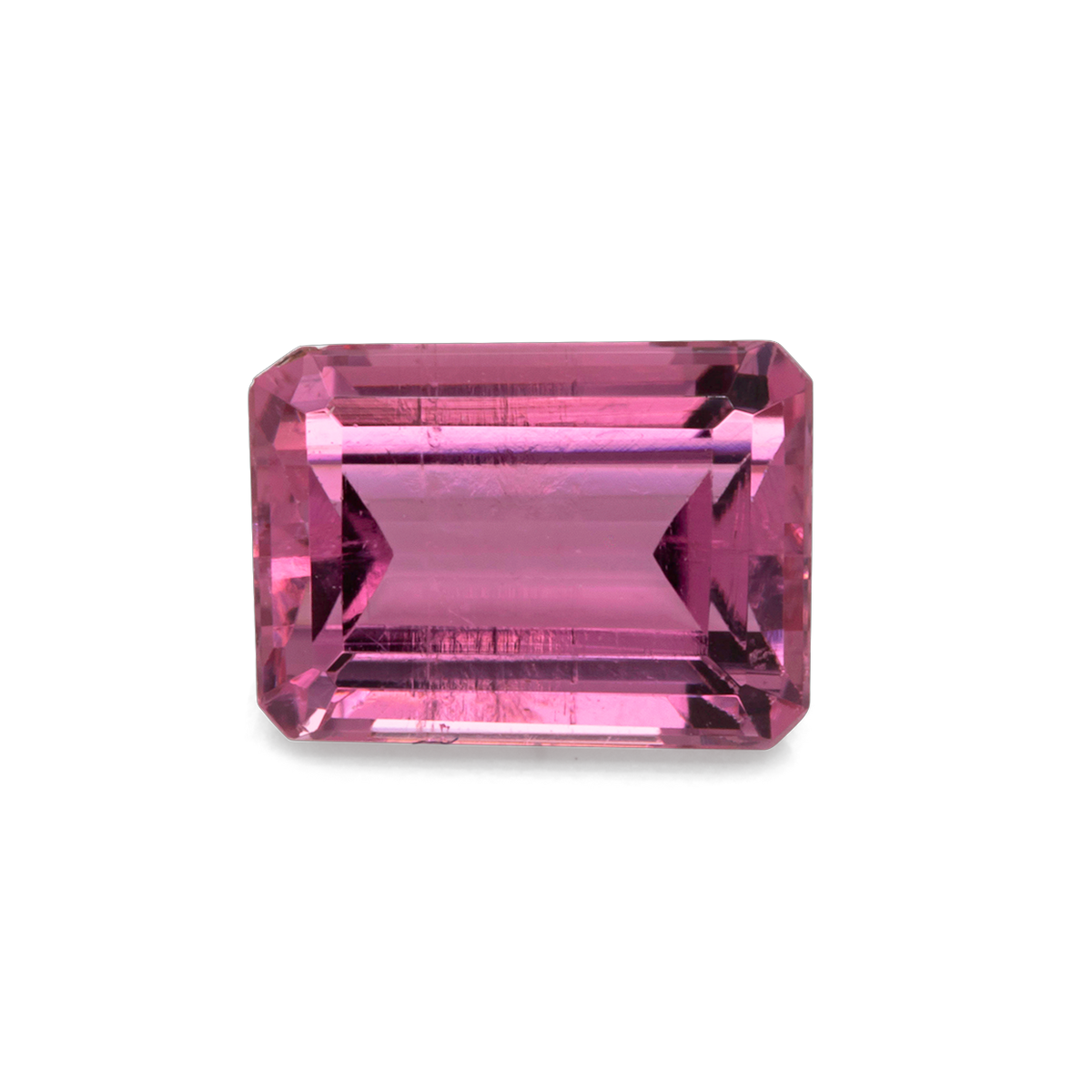 Turmalin - rosa, achteck, 7x5 mm, 1,08 ct, Nr. TR99330