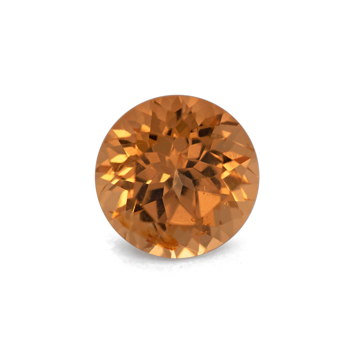 Mandarin Granat - orange, rund, 4x4 mm, 0.35 ct, Nr. MG99007