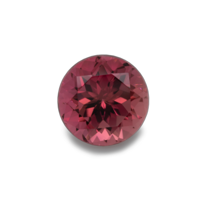 Turmalin - altrosa, rund, 7x7 mm, 1,18-1,30 ct, Nr. TR80003