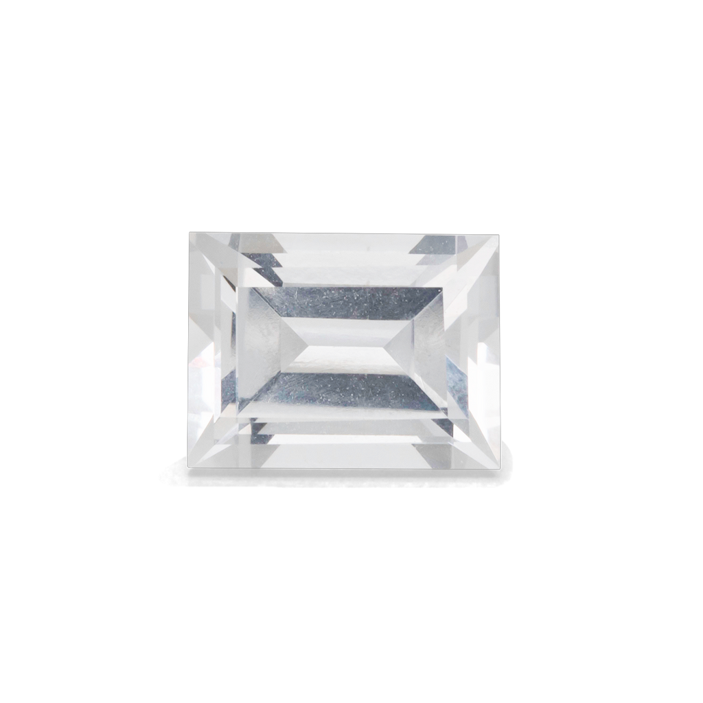 Beryl - white, rectangle, 8x6 mm, 1.58 ct, No. BY90020