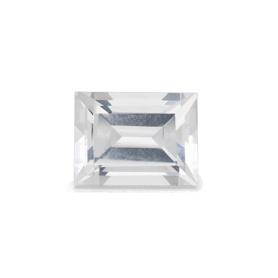 Beryll - weiß, rechteck, 8x6 mm, 1,58 ct, Nr. BY90020