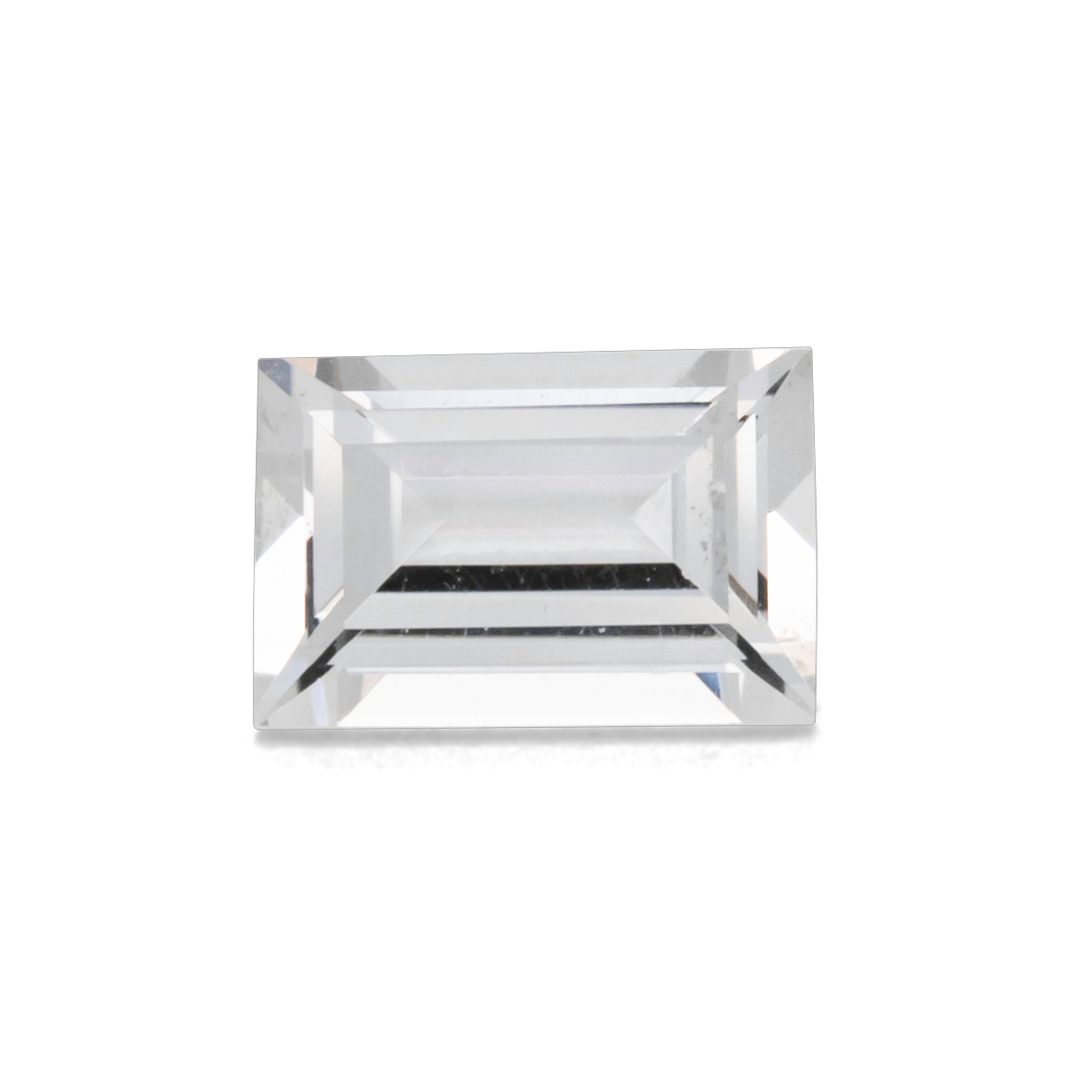 Beryll - weiß, rechteck, 6,1x4,1 mm, 0,46-0,52 ct, Nr. BY90015