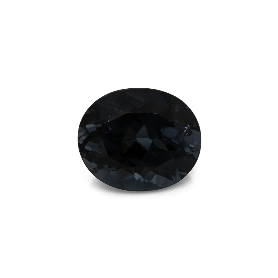 Turmalin - blau/grau, oval, 12x10,1 mm, 5,11 ct, Nr. TR991257
