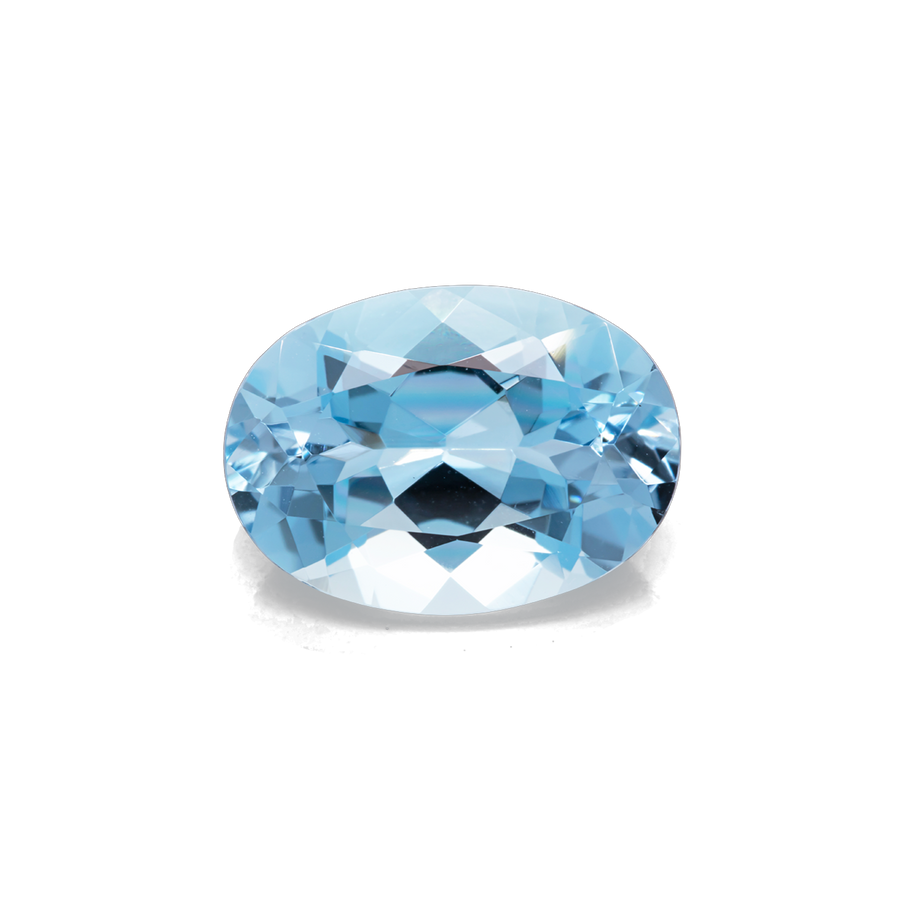 Aquamarin - AAA, oval, 12,5x9,1 mm, 3,97 ct, Nr. A99023