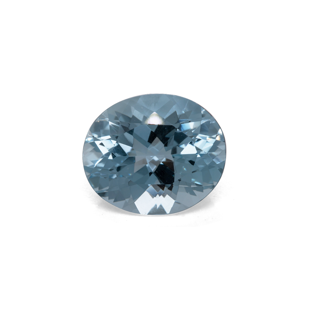 Aquamarine - AA, oval, 13x11 mm, 5.52 ct, No. A99010