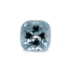 Aquamarine - AA, cushion. 8x8 mm, 2.00 ct, No. A99009