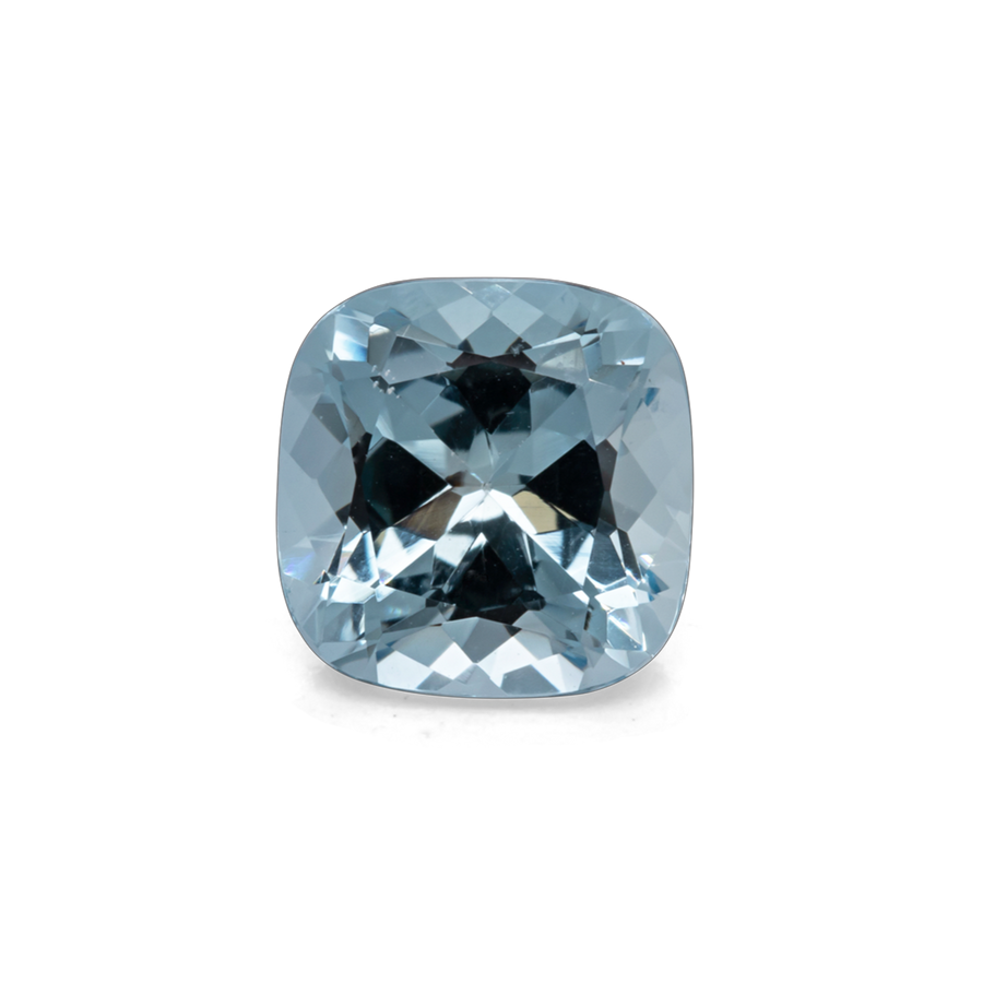 Aquamarine - AA, cushion. 8x8 mm, 2.00 ct, No. A99009