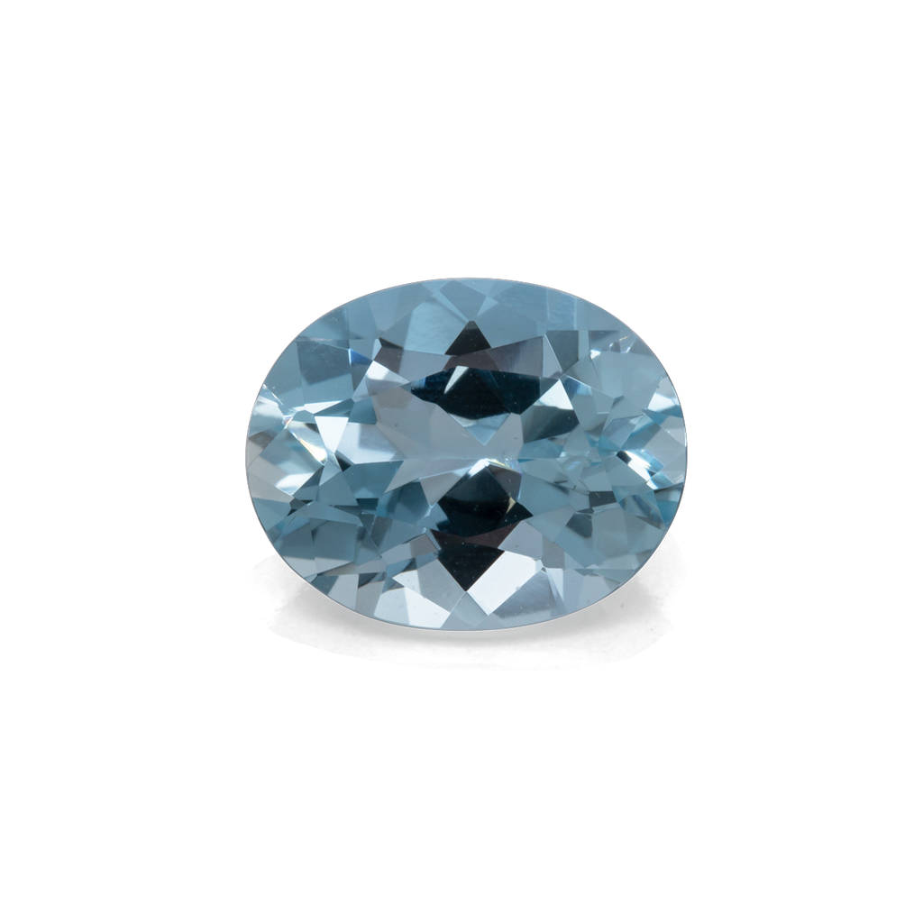 Aquamarine - AA, oval, 10x8 mm, 2.36 - 2.59 ct, No. A99008