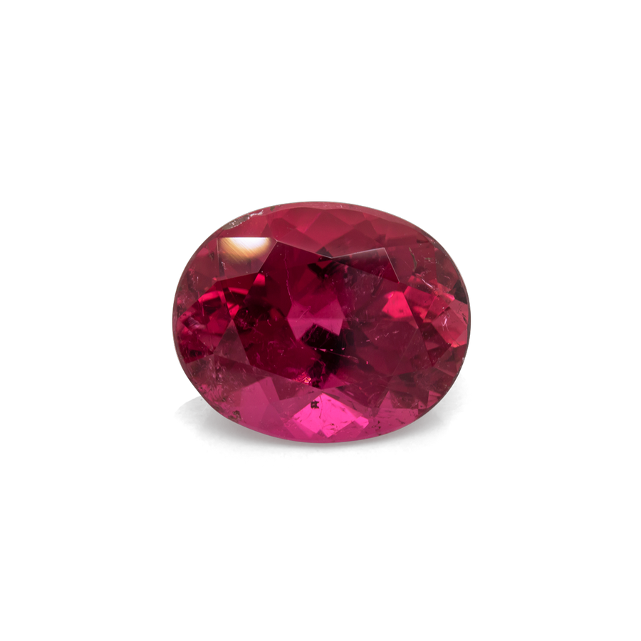 Turmalin - pink, oval, 10,4x8,5 mm, 3,29 ct, Nr. TR99371