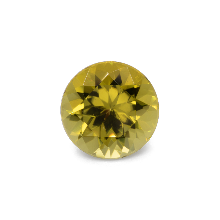 Turmalin Canary - gelb, rund, 7,3x7,3 mm, 1,45 ct, Nr. TR99382