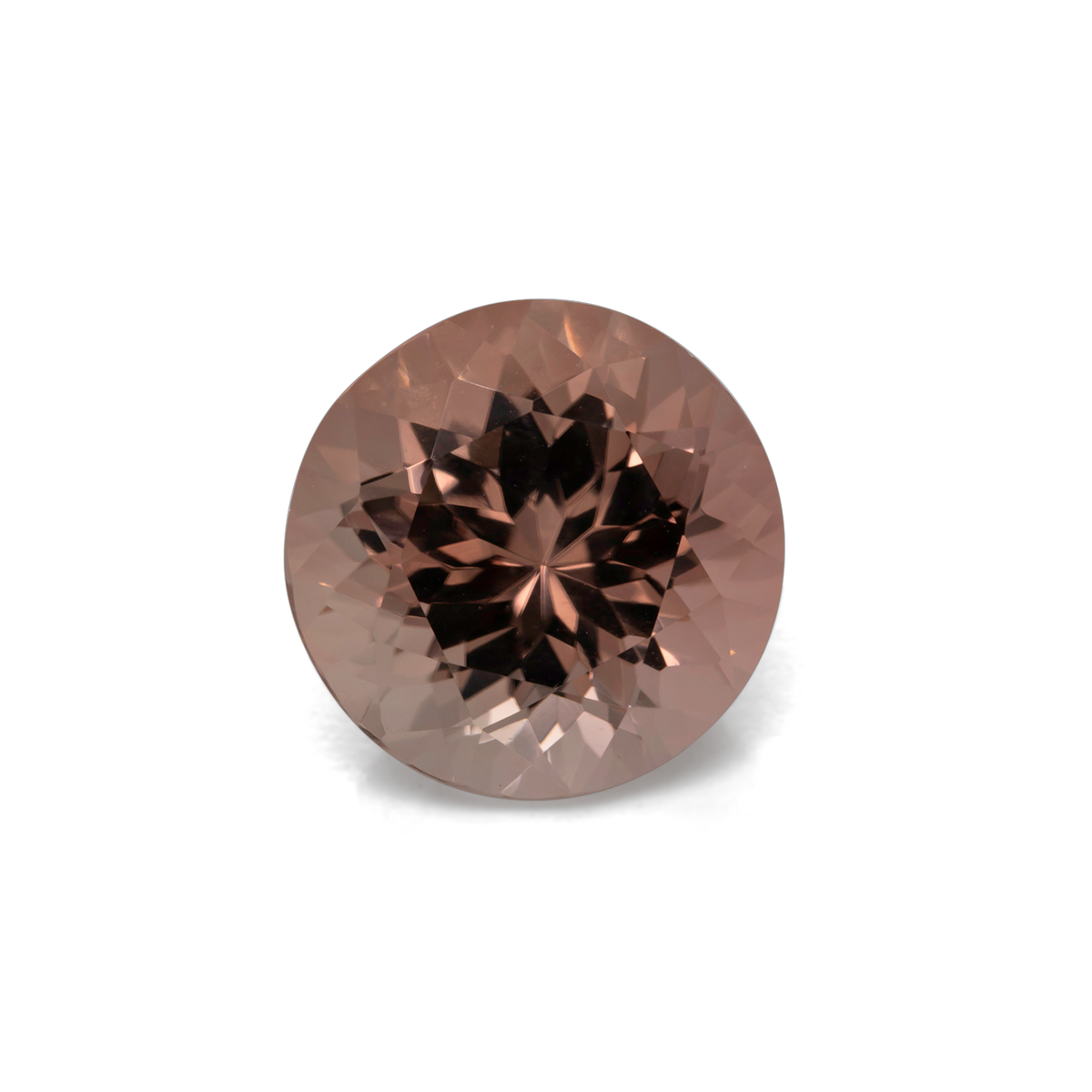 Turmalin - cognac, rund, 11,5x11,5 mm, 5,69 ct, Nr. TR991010