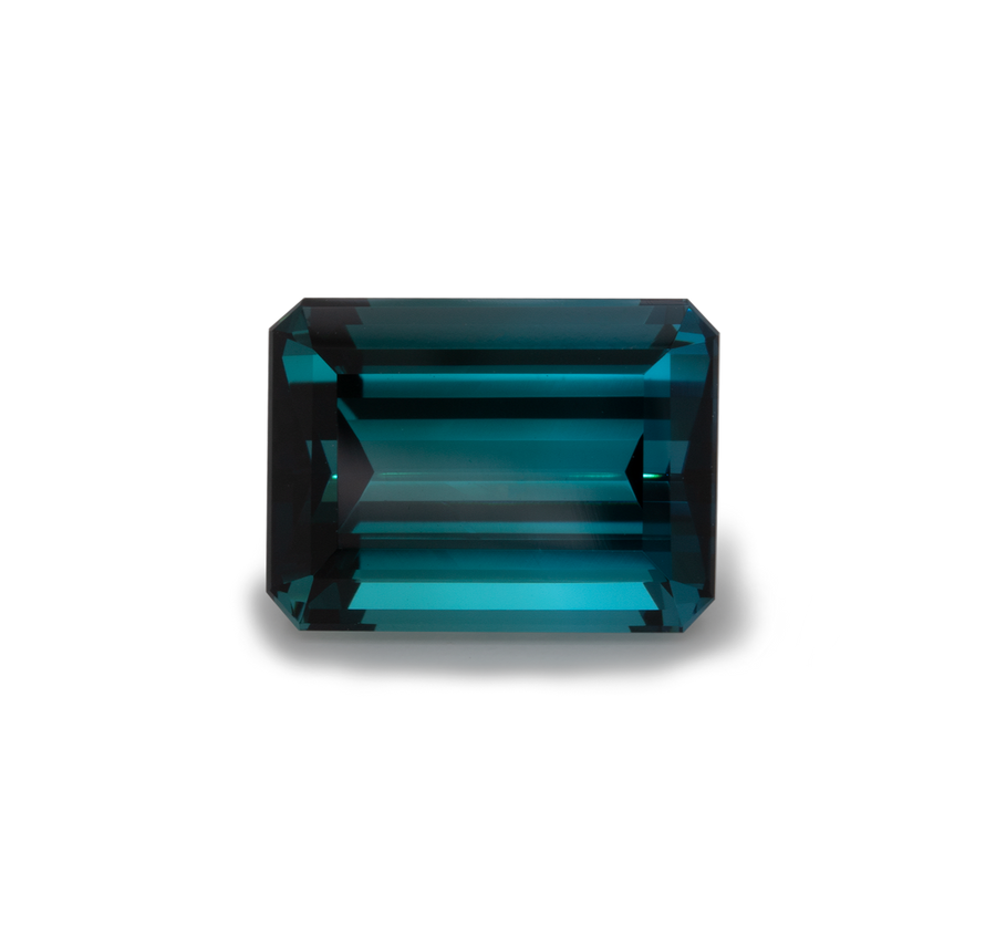 Turmalin - blau&grün, achteck, 11.3x8.3 mm, 4.84 ct, Nr. TR23001